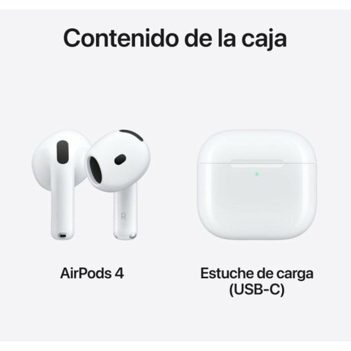 Hovedtelefoner med mikrofon Apple AirPods 4 Hvid